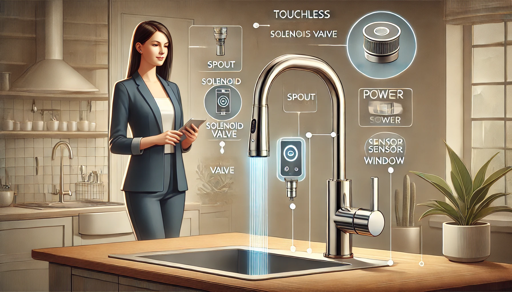 How Does a Touchless Faucet Work?