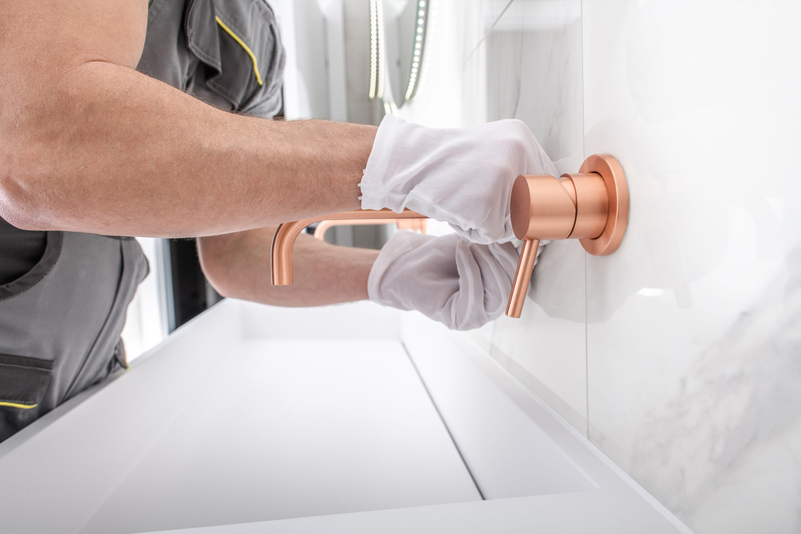 How to Install a wall mount bathroom sink faucet