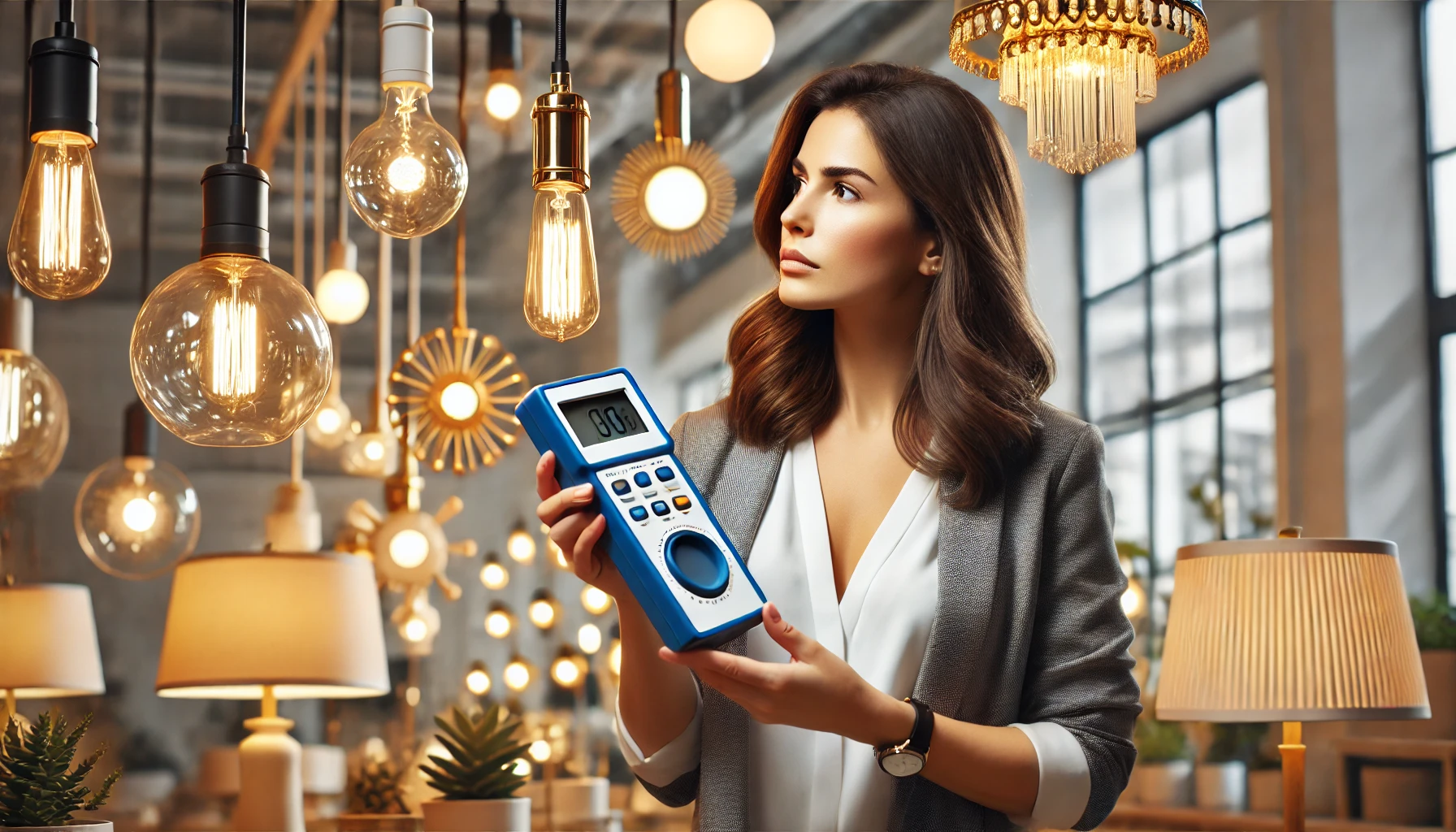 Is the reduction in light intensity from fixtures linear