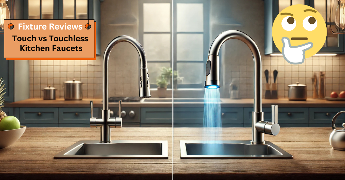 Touch vs Touchless Kitchen Faucets